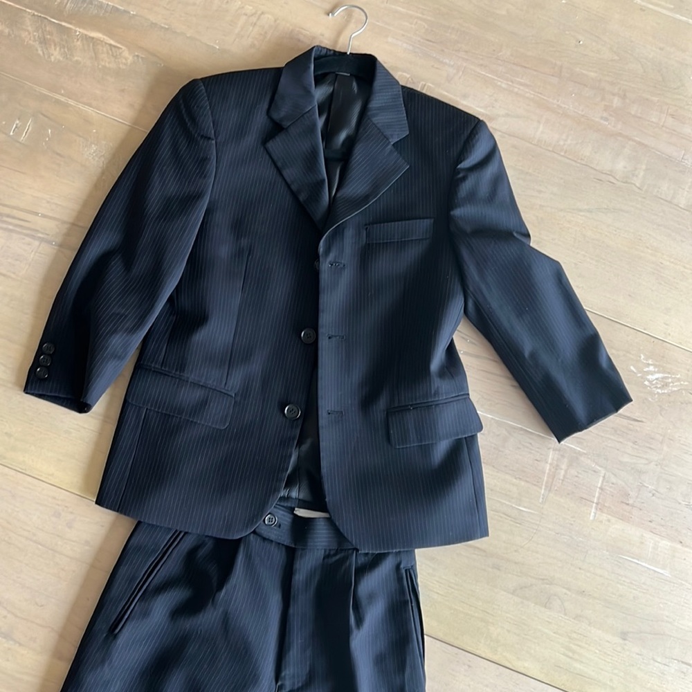 Kids Black Formal Suit Set